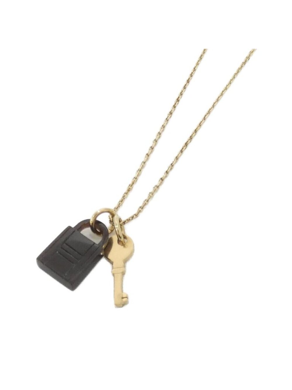 Hermes Amulette Padlock PM Necklace